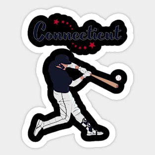 Connecticut Baseball Sticker